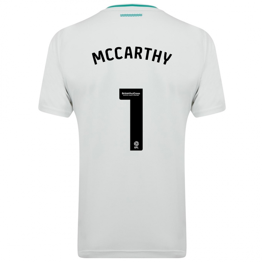 Børn Alex Mccarthy #1 Hvid Udebane Spillertrøjer 2023/24 Trøje T-Shirt