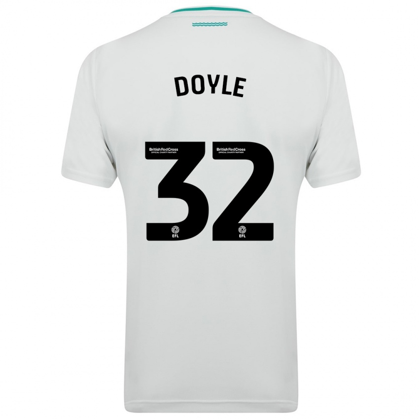 Børn Kamari Doyle #32 Hvid Udebane Spillertrøjer 2023/24 Trøje T-Shirt