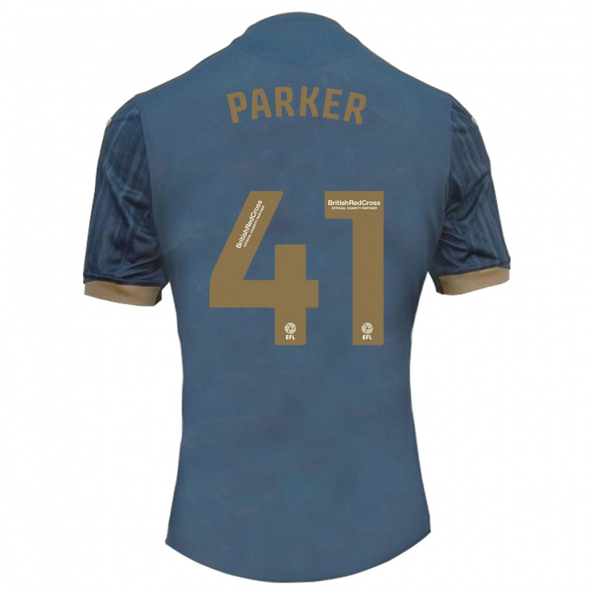 Børn Sam Parker #41 Mørk Blågrøn Udebane Spillertrøjer 2023/24 Trøje T-Shirt