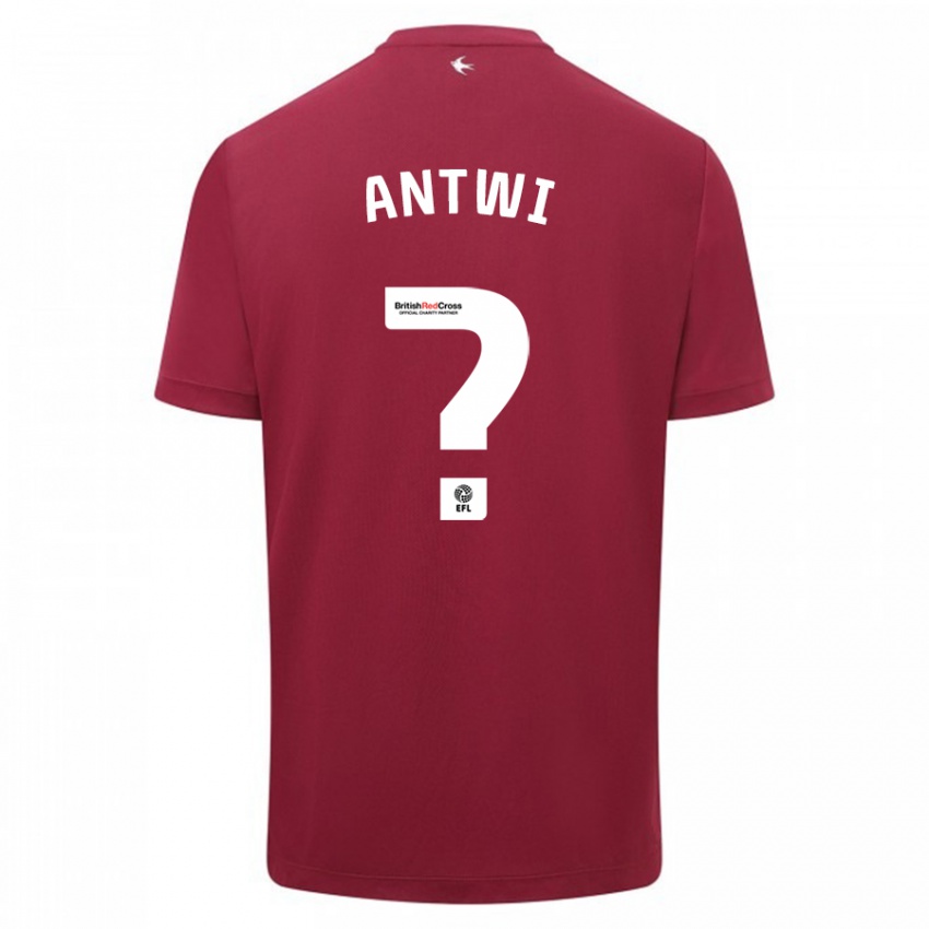 Børn Cameron Antwi #0 Rød Udebane Spillertrøjer 2023/24 Trøje T-Shirt