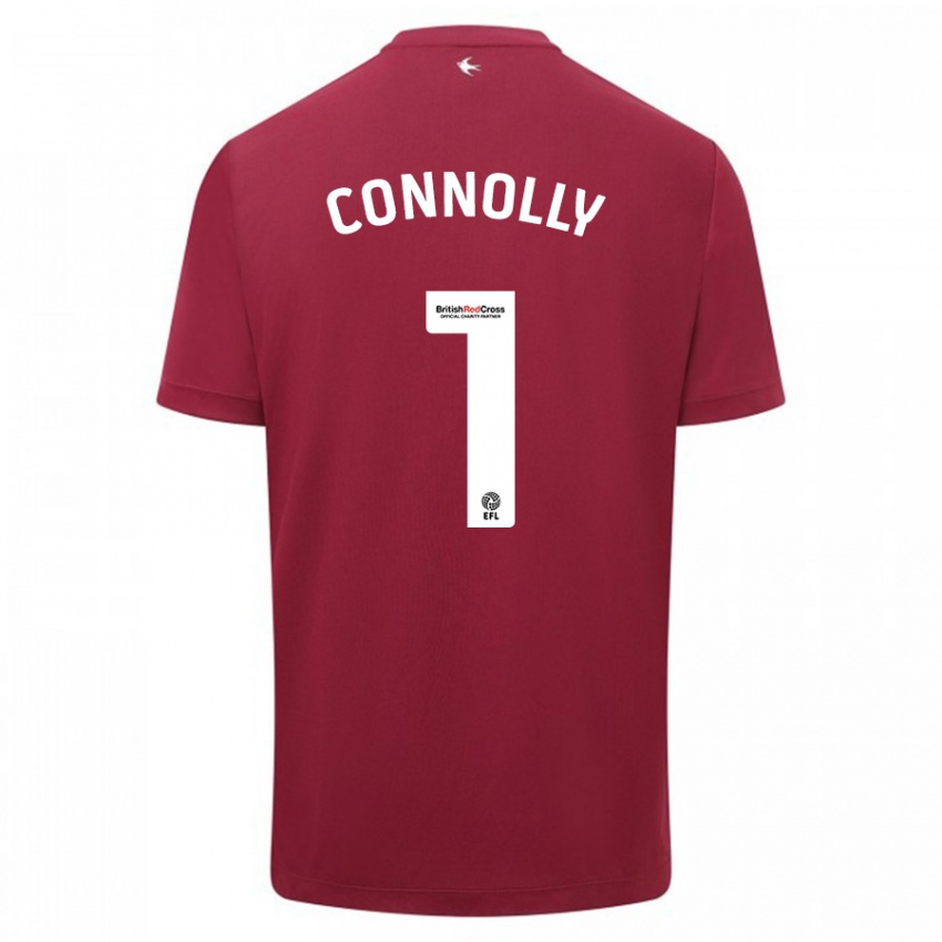 Børn Daisy Connolly #1 Rød Udebane Spillertrøjer 2023/24 Trøje T-Shirt