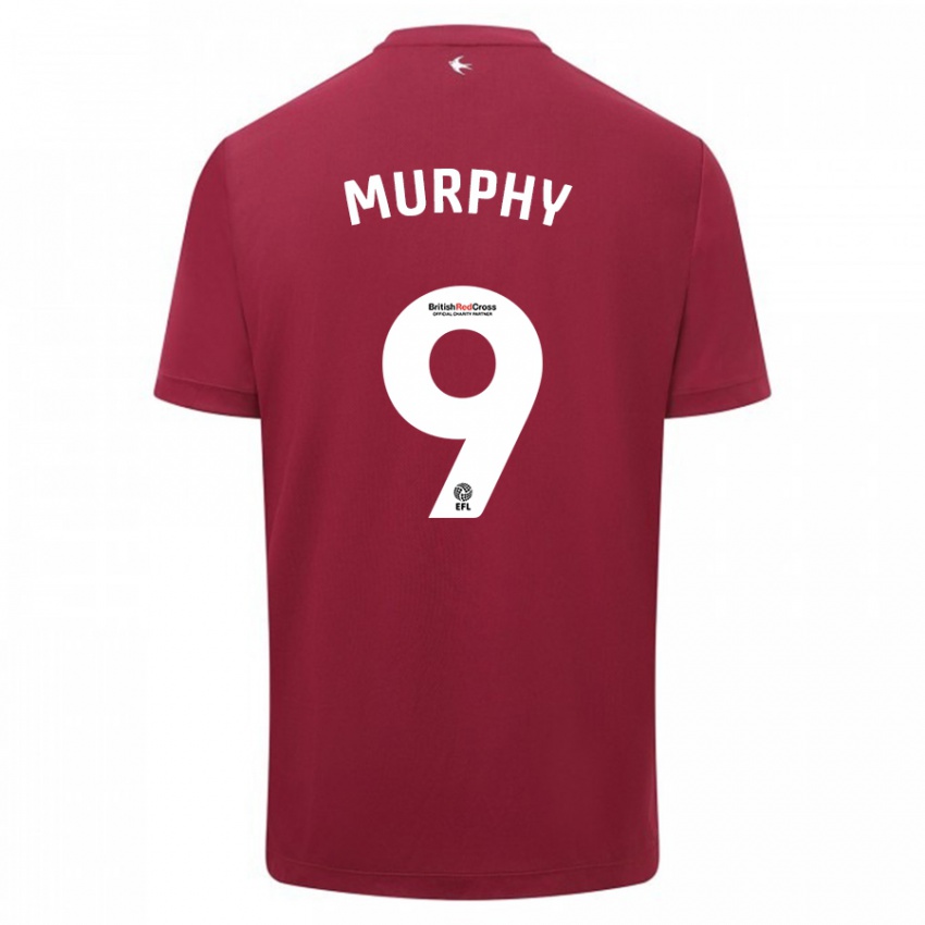 Børn Alana Murphy #9 Rød Udebane Spillertrøjer 2023/24 Trøje T-Shirt