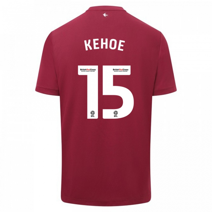 Børn Molly Kehoe #15 Rød Udebane Spillertrøjer 2023/24 Trøje T-Shirt