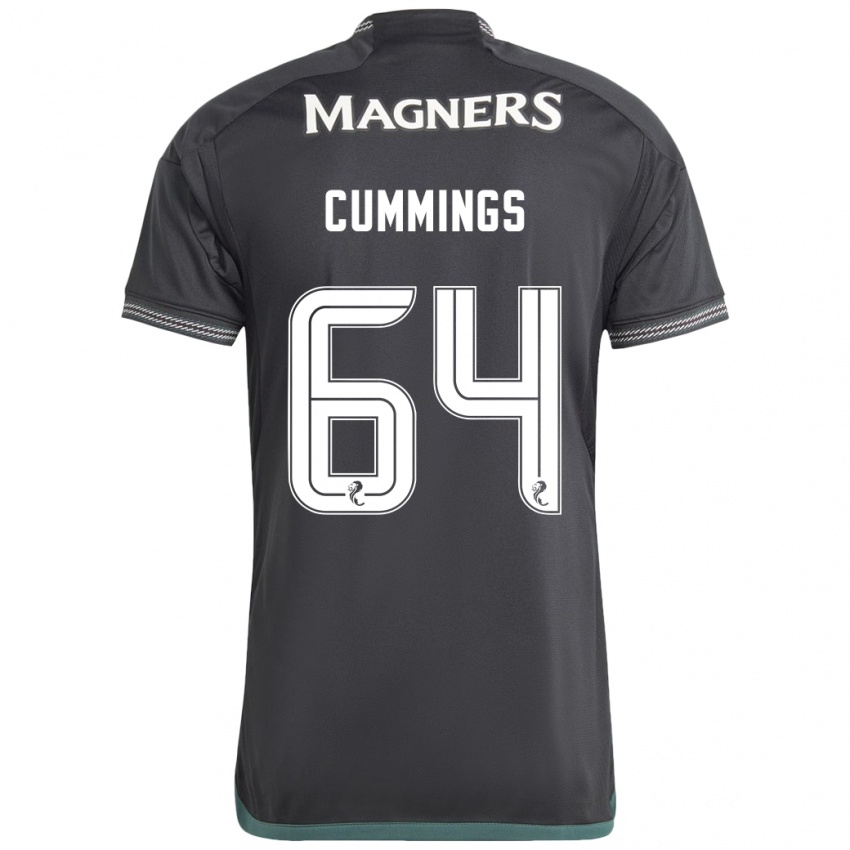 Børn Daniel Cummings #64 Sort Udebane Spillertrøjer 2023/24 Trøje T-Shirt