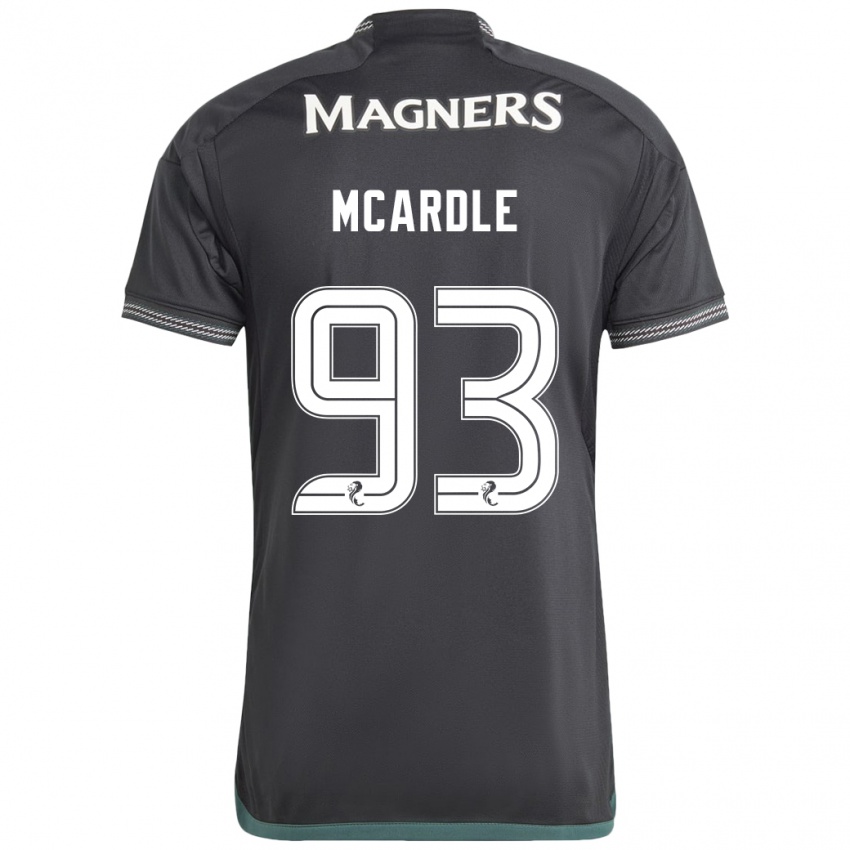 Børn Sean Mcardle #93 Sort Udebane Spillertrøjer 2023/24 Trøje T-Shirt