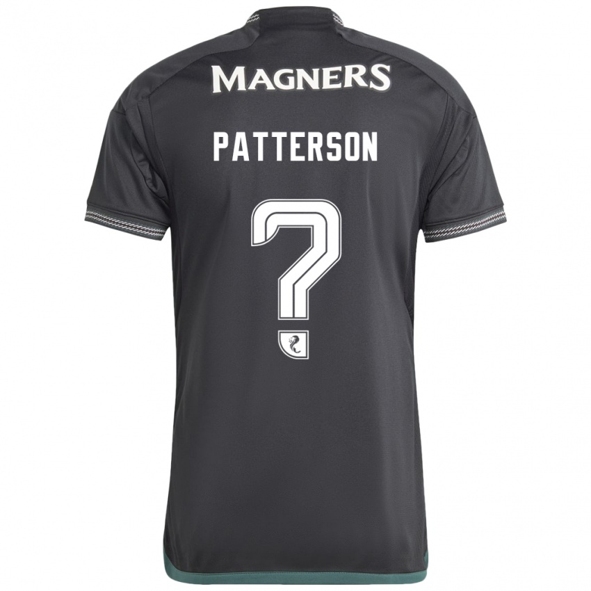 Børn Cameron Patterson #0 Sort Udebane Spillertrøjer 2023/24 Trøje T-Shirt