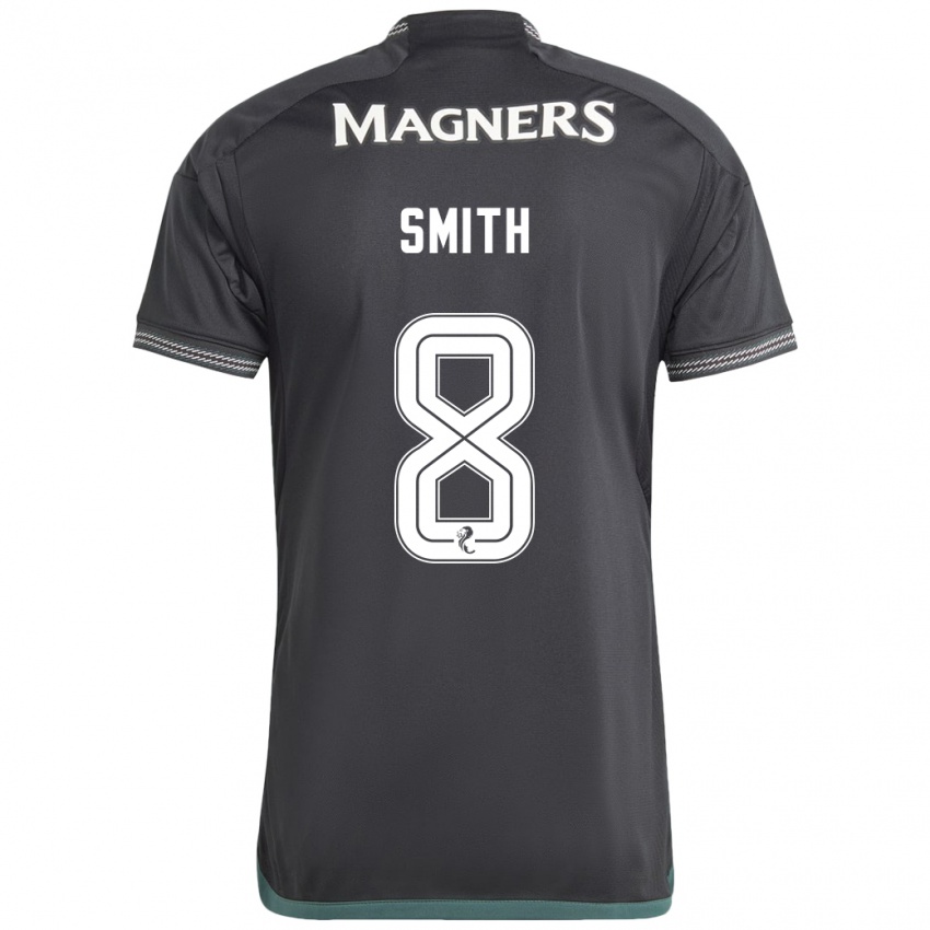 Børn Jenny Smith #8 Sort Udebane Spillertrøjer 2023/24 Trøje T-Shirt