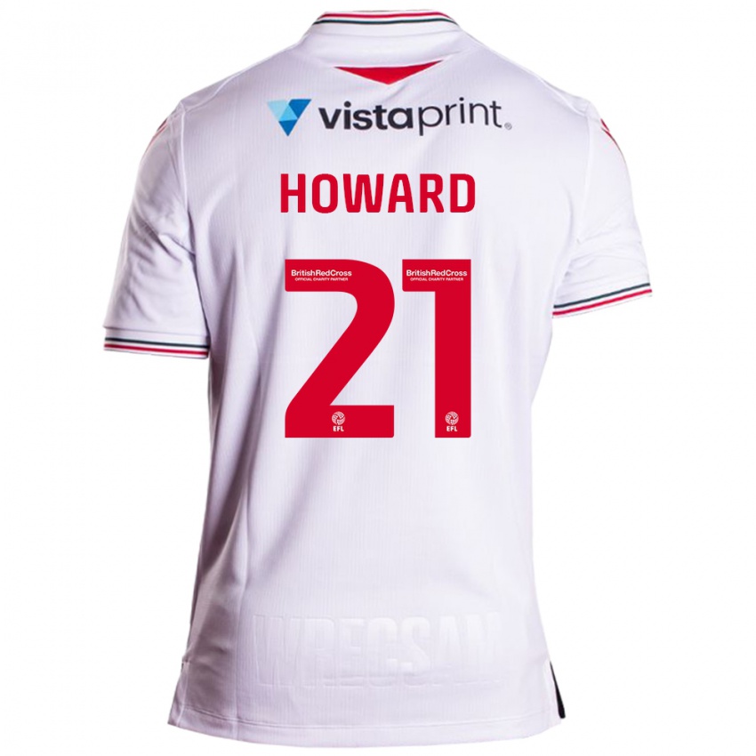 Børn Mark Howard #21 Hvid Udebane Spillertrøjer 2023/24 Trøje T-Shirt