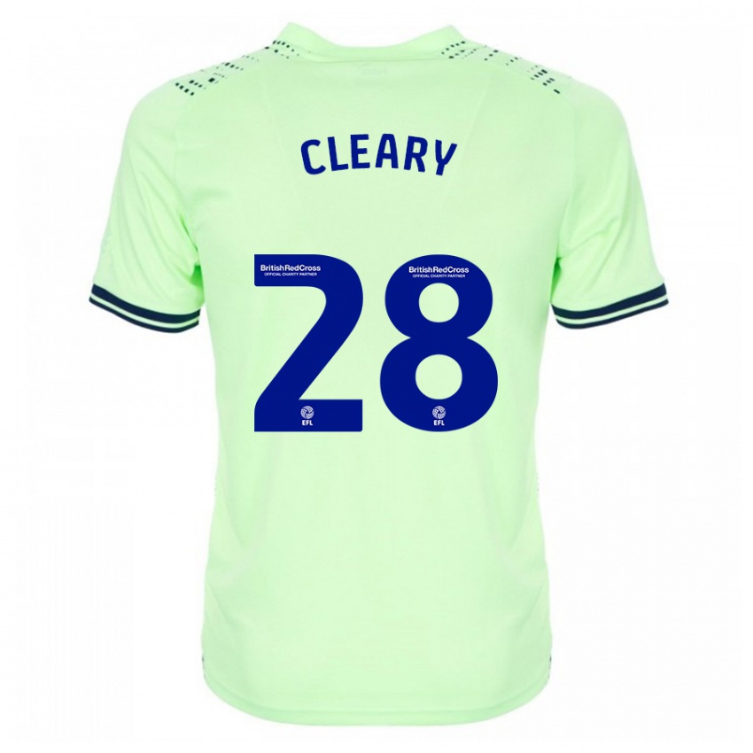 Børn Reyes Cleary #28 Flåde Udebane Spillertrøjer 2023/24 Trøje T-Shirt