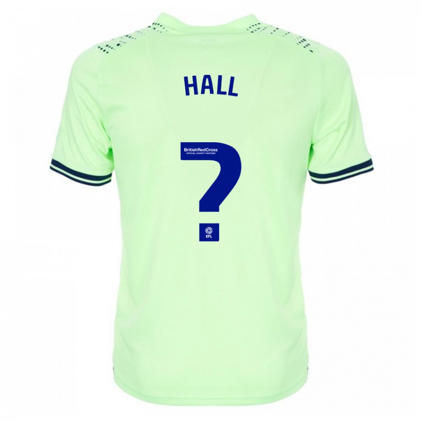 Børn Reece Hall #0 Flåde Udebane Spillertrøjer 2023/24 Trøje T-Shirt