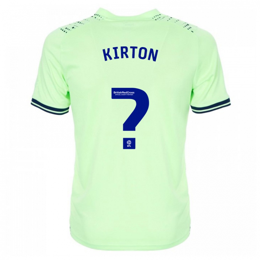 Børn Archie Kirton #0 Flåde Udebane Spillertrøjer 2023/24 Trøje T-Shirt