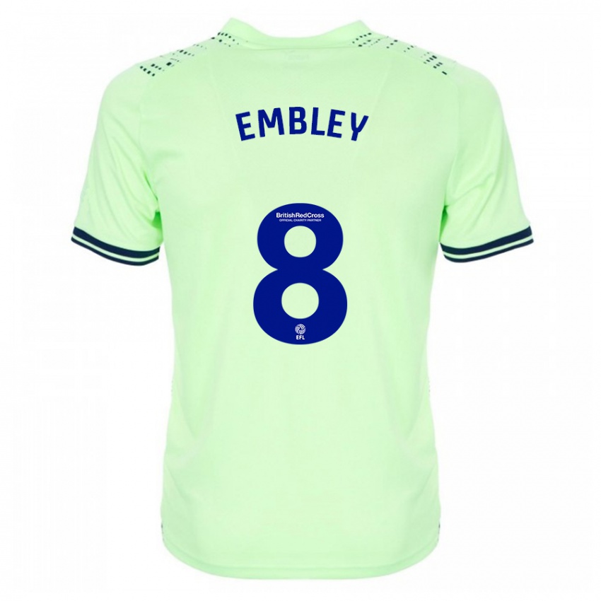 Børn Rosie Embley #8 Flåde Udebane Spillertrøjer 2023/24 Trøje T-Shirt