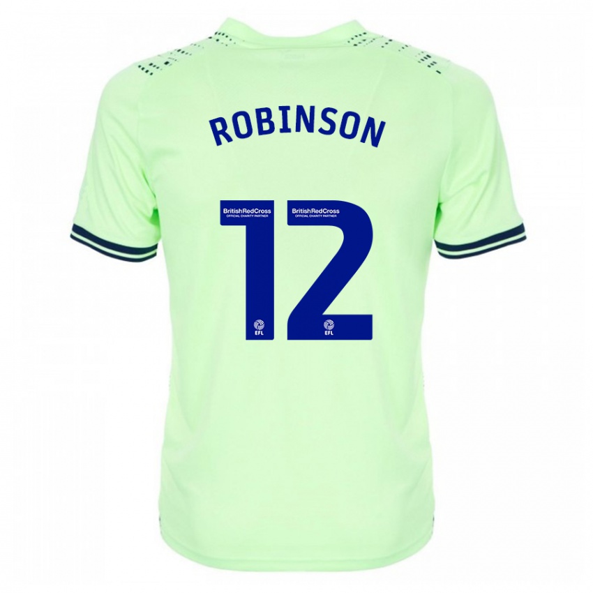 Børn Leanne Robinson #12 Flåde Udebane Spillertrøjer 2023/24 Trøje T-Shirt