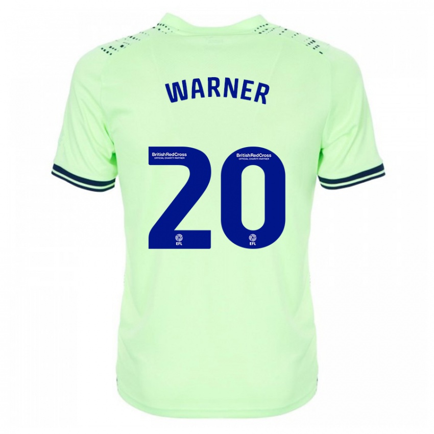 Børn Phoebe Warner #20 Flåde Udebane Spillertrøjer 2023/24 Trøje T-Shirt