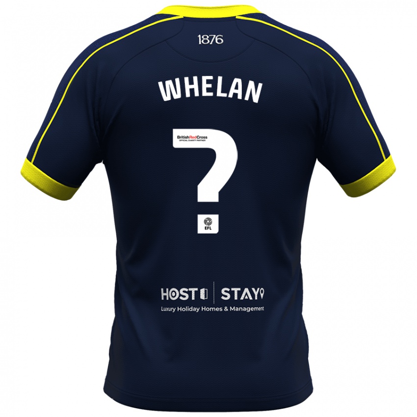 Børn Frankie Whelan #0 Flåde Udebane Spillertrøjer 2023/24 Trøje T-Shirt