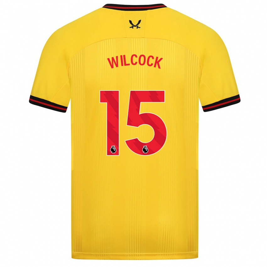 Børn Tamara Wilcock #15 Gul Udebane Spillertrøjer 2023/24 Trøje T-Shirt