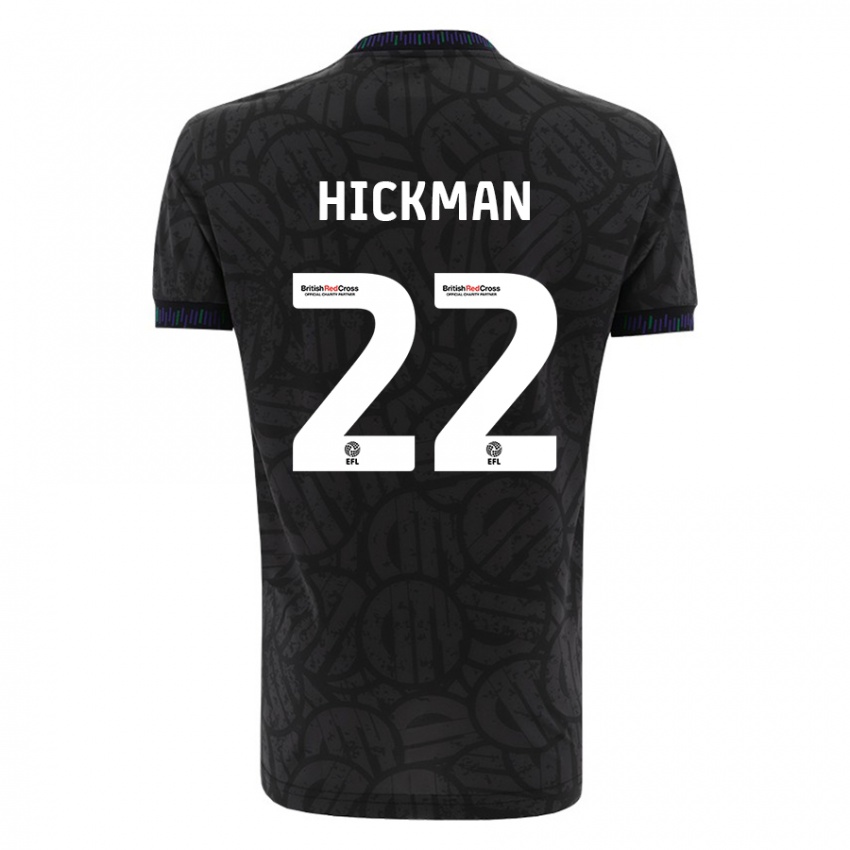 Børn Taylor Gardner-Hickman #22 Sort Udebane Spillertrøjer 2023/24 Trøje T-Shirt