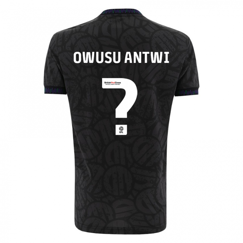 Børn Filbert Owusu-Antwi #0 Sort Udebane Spillertrøjer 2023/24 Trøje T-Shirt