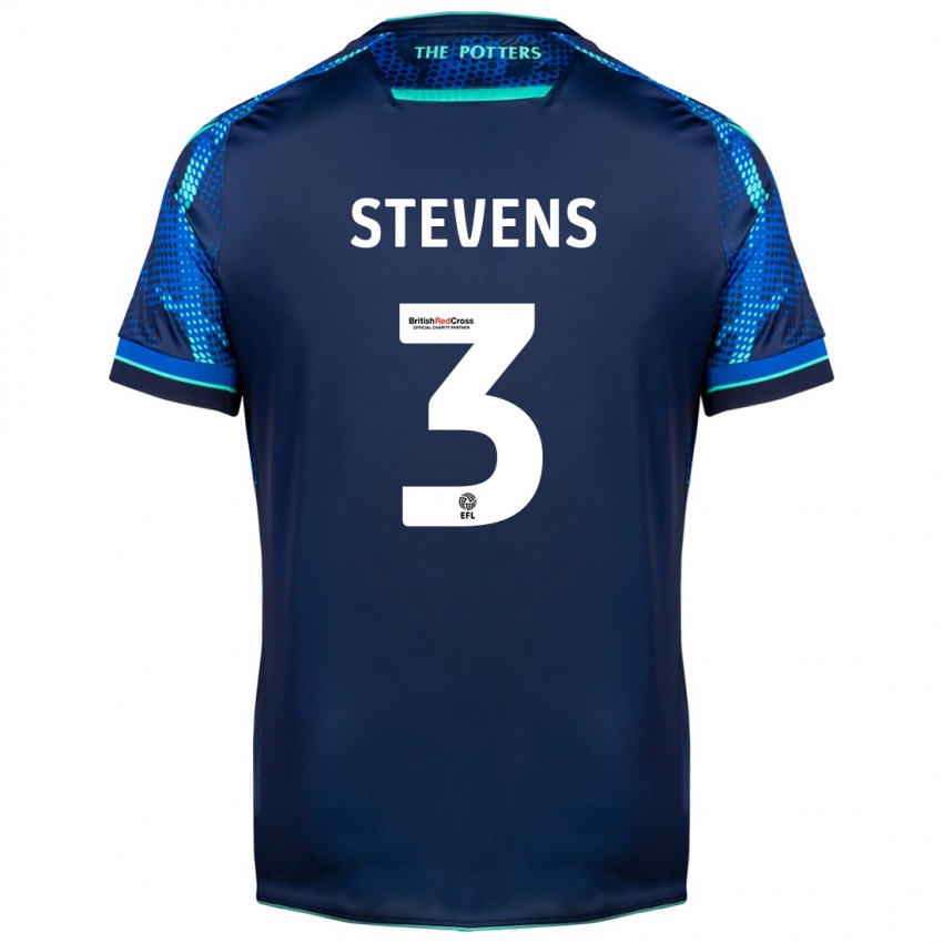 Børn Enda Stevens #3 Flåde Udebane Spillertrøjer 2023/24 Trøje T-Shirt