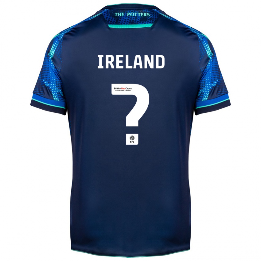 Børn Joshua Ireland #0 Flåde Udebane Spillertrøjer 2023/24 Trøje T-Shirt