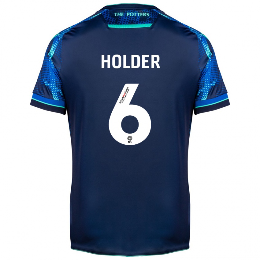 Børn Molly Holder #6 Flåde Udebane Spillertrøjer 2023/24 Trøje T-Shirt