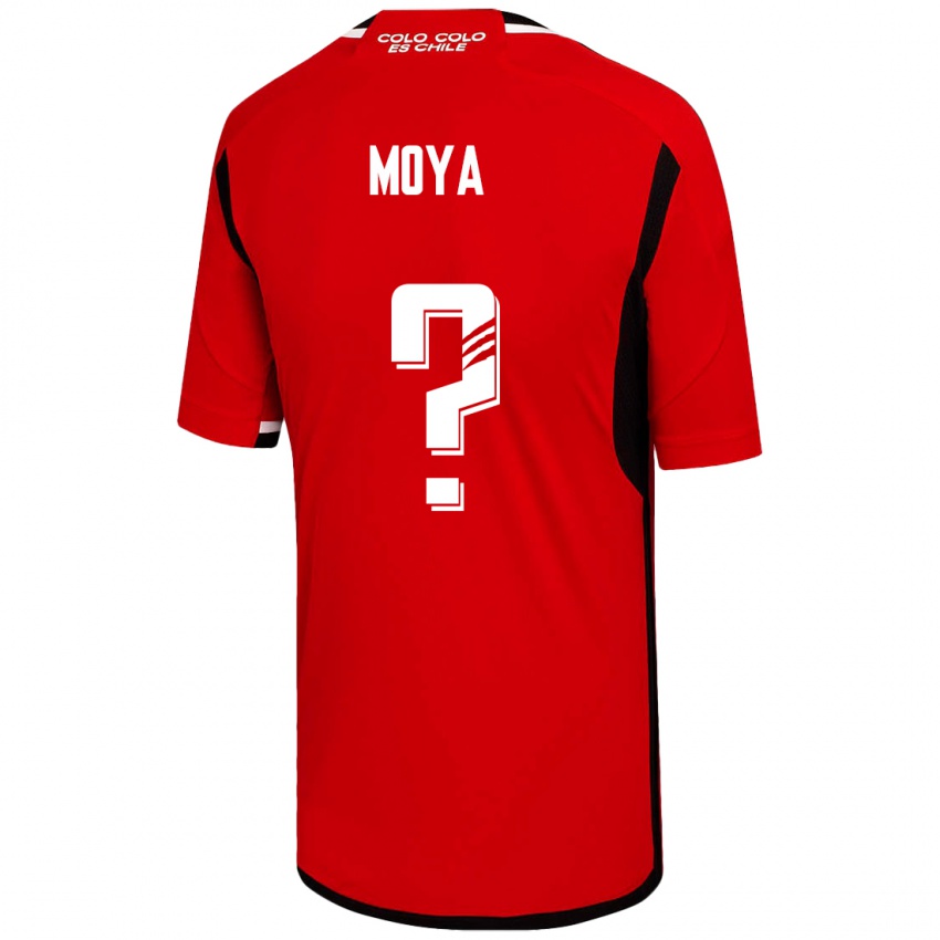 Børn Matías Moya #0 Rød Udebane Spillertrøjer 2023/24 Trøje T-Shirt