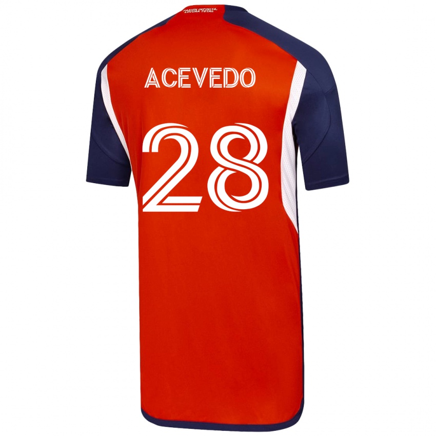 Børn Florencia Acevedo #28 Hvid Udebane Spillertrøjer 2023/24 Trøje T-Shirt