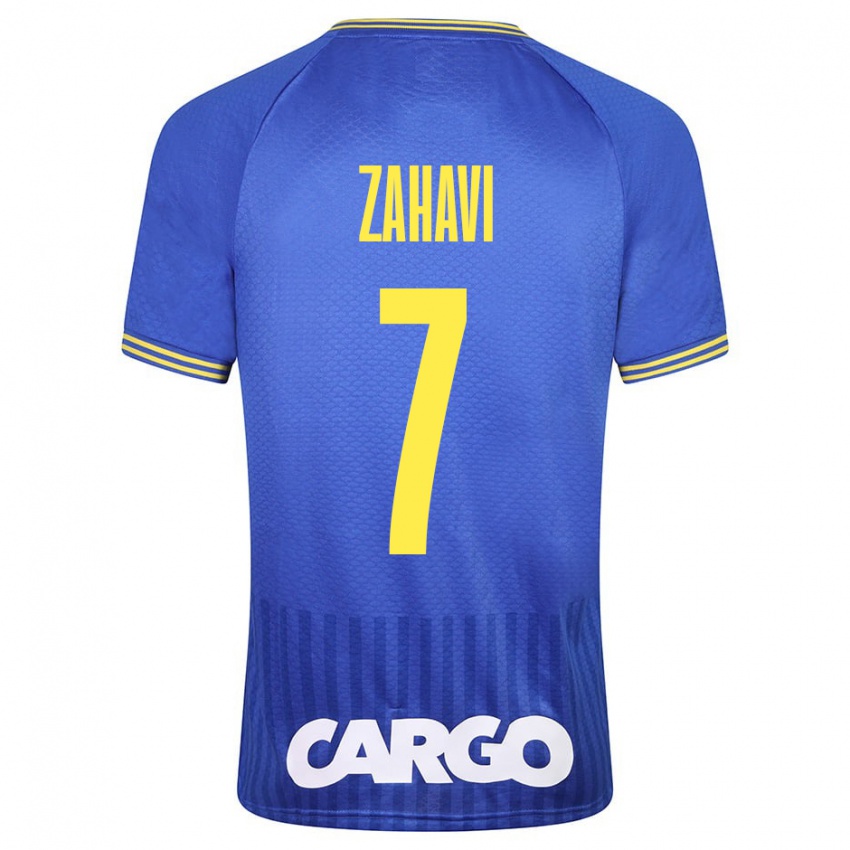 Børn Eran Zahavi #7 Blå Udebane Spillertrøjer 2023/24 Trøje T-Shirt