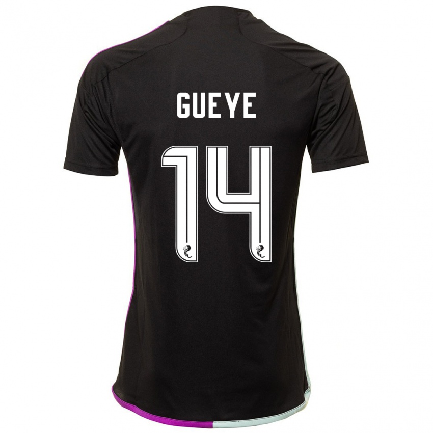 Børn Pape Habib Gueye #14 Sort Udebane Spillertrøjer 2023/24 Trøje T-Shirt