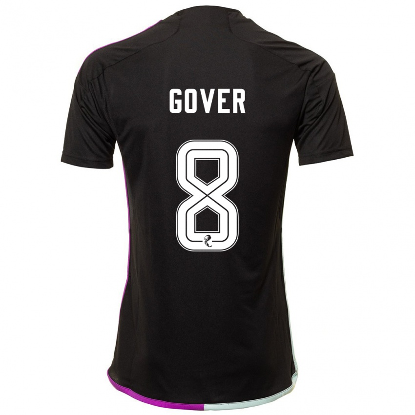 Børn Chloe Gover #8 Sort Udebane Spillertrøjer 2023/24 Trøje T-Shirt