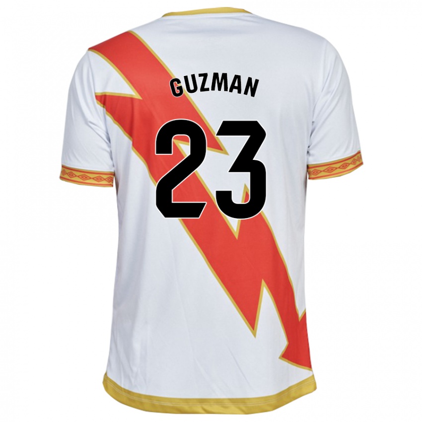 Mænd Miguel Guzmán #23 Hvid Hjemmebane Spillertrøjer 2023/24 Trøje T-Shirt