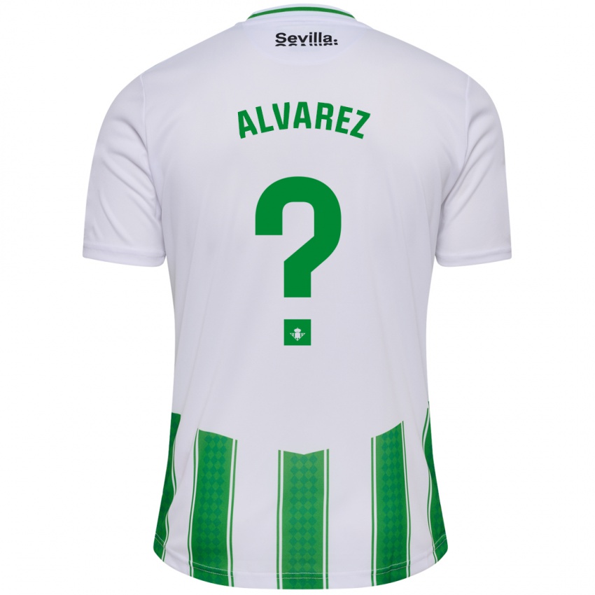 Mænd Marco Álvarez #0 Hvid Hjemmebane Spillertrøjer 2023/24 Trøje T-Shirt