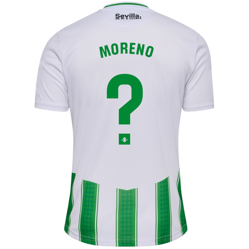 Mænd Marc Moreno #0 Hvid Hjemmebane Spillertrøjer 2023/24 Trøje T-Shirt