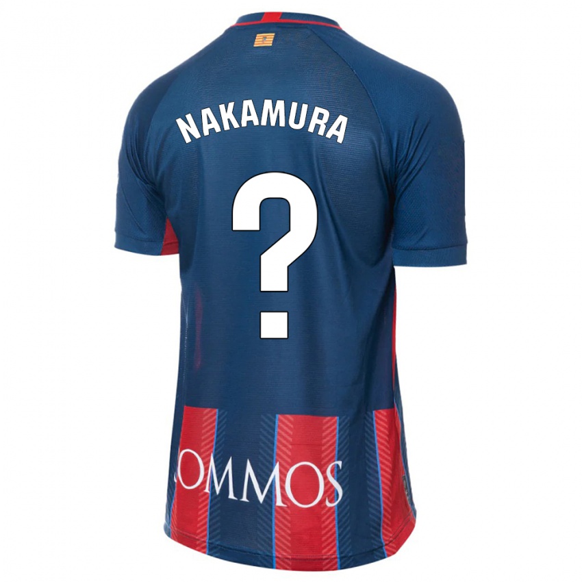 Mænd Togo Nakamura #0 Flåde Hjemmebane Spillertrøjer 2023/24 Trøje T-Shirt