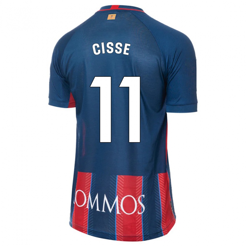 Mænd Bakary Cissé #11 Flåde Hjemmebane Spillertrøjer 2023/24 Trøje T-Shirt