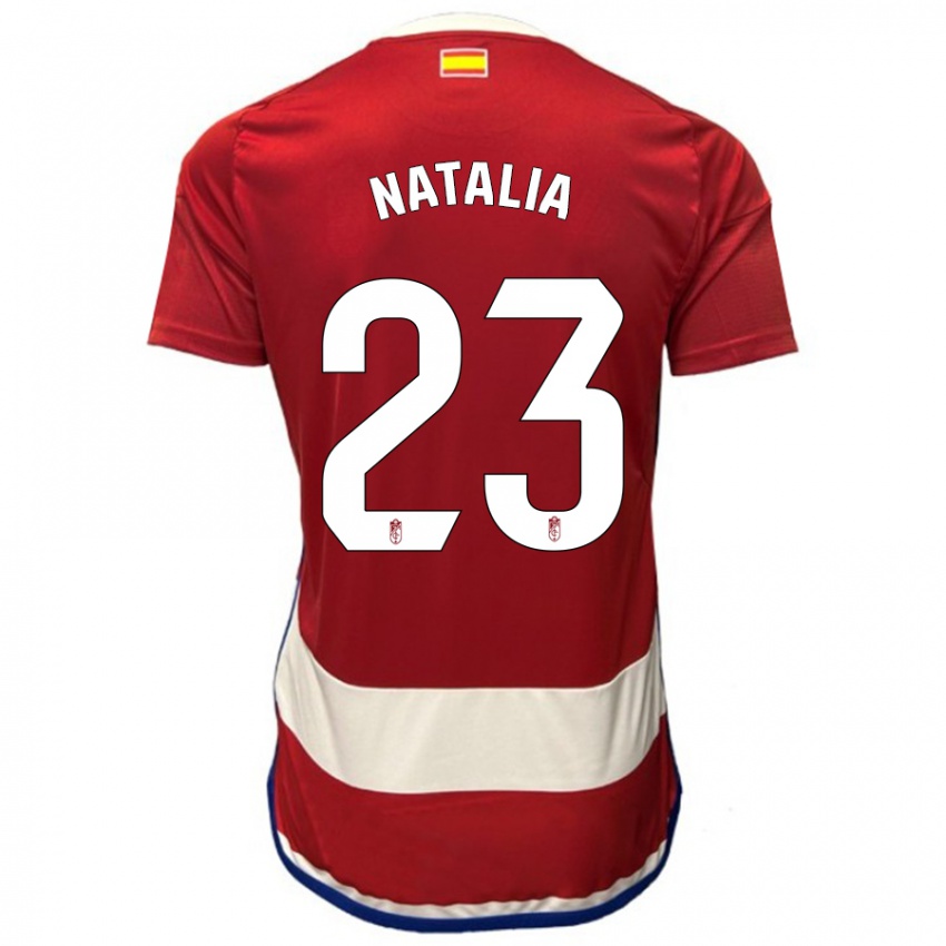 Mænd Natalia #23 Rød Hjemmebane Spillertrøjer 2023/24 Trøje T-Shirt