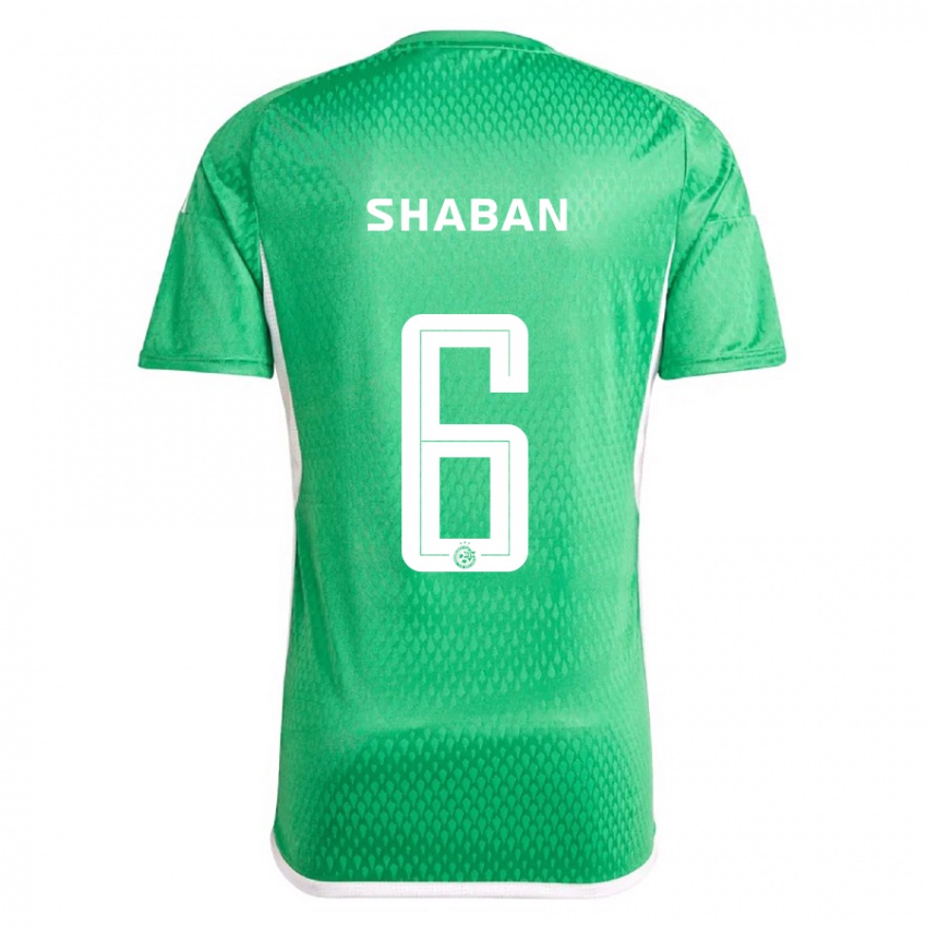 Mænd Loay Shaban #6 Hvid Blå Hjemmebane Spillertrøjer 2023/24 Trøje T-Shirt