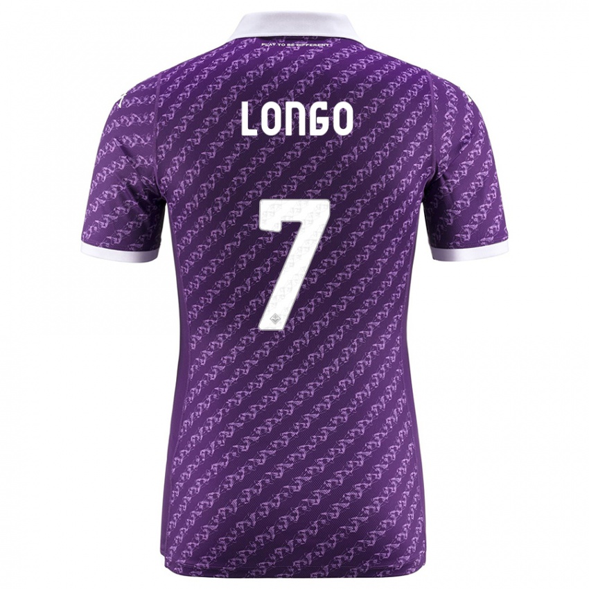 Mænd Miriam Longo #7 Viol Hjemmebane Spillertrøjer 2023/24 Trøje T-Shirt