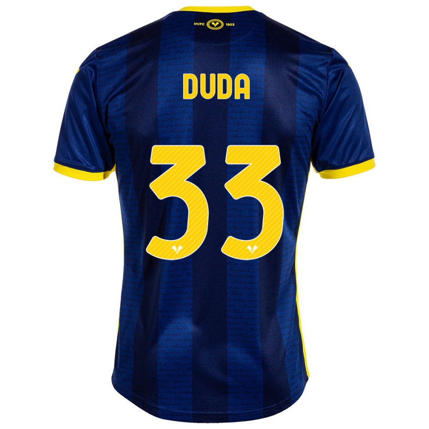 Mænd Ondrej Duda #33 Flåde Hjemmebane Spillertrøjer 2023/24 Trøje T-Shirt