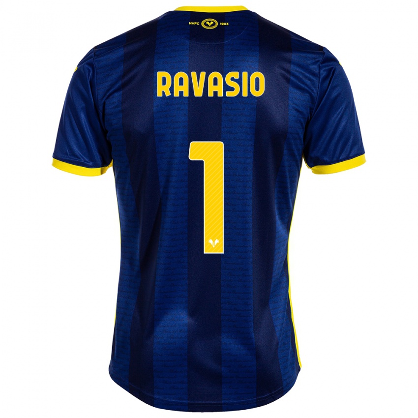 Mænd Manuel Ravasio #1 Flåde Hjemmebane Spillertrøjer 2023/24 Trøje T-Shirt