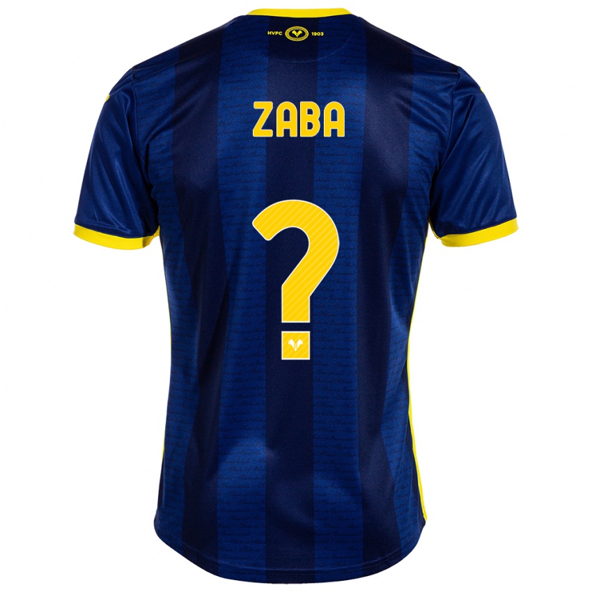 Mænd Nelson Zaba #0 Flåde Hjemmebane Spillertrøjer 2023/24 Trøje T-Shirt