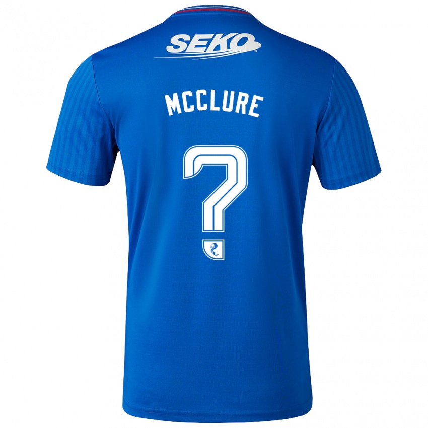 Mænd Blaine Mcclure #0 Blå Hjemmebane Spillertrøjer 2023/24 Trøje T-Shirt