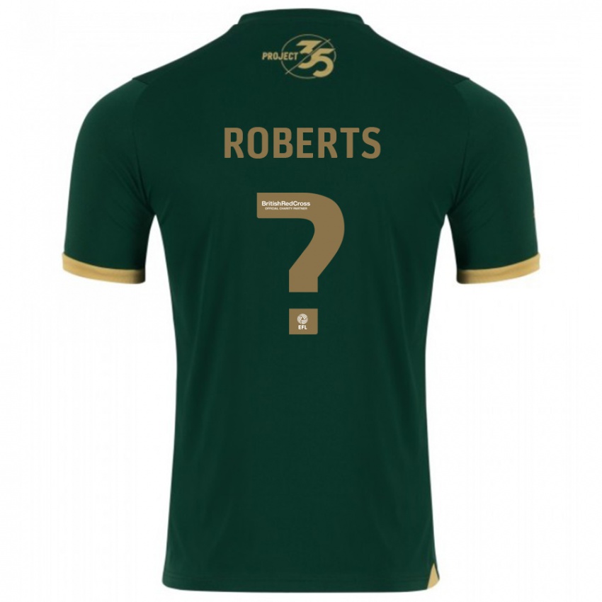 Mænd Caleb Roberts #0 Grøn Hjemmebane Spillertrøjer 2023/24 Trøje T-Shirt