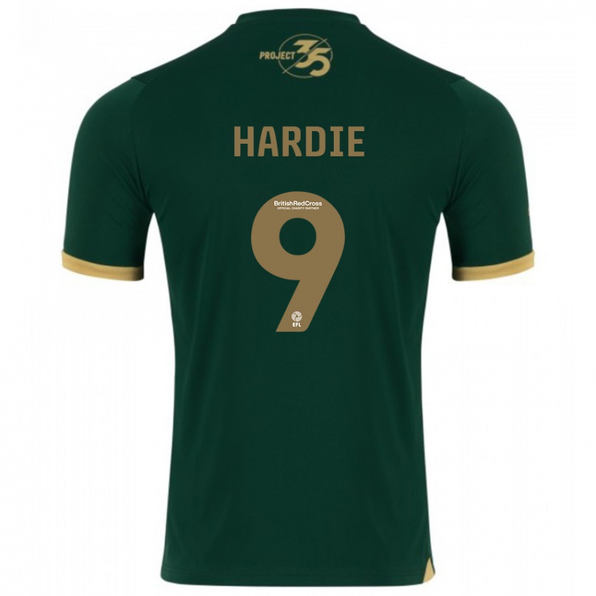 Mænd Ryan Hardie #9 Grøn Hjemmebane Spillertrøjer 2023/24 Trøje T-Shirt