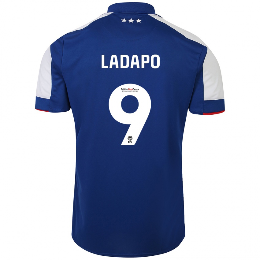 Mænd Freddie Ladapo #9 Blå Hjemmebane Spillertrøjer 2023/24 Trøje T-Shirt