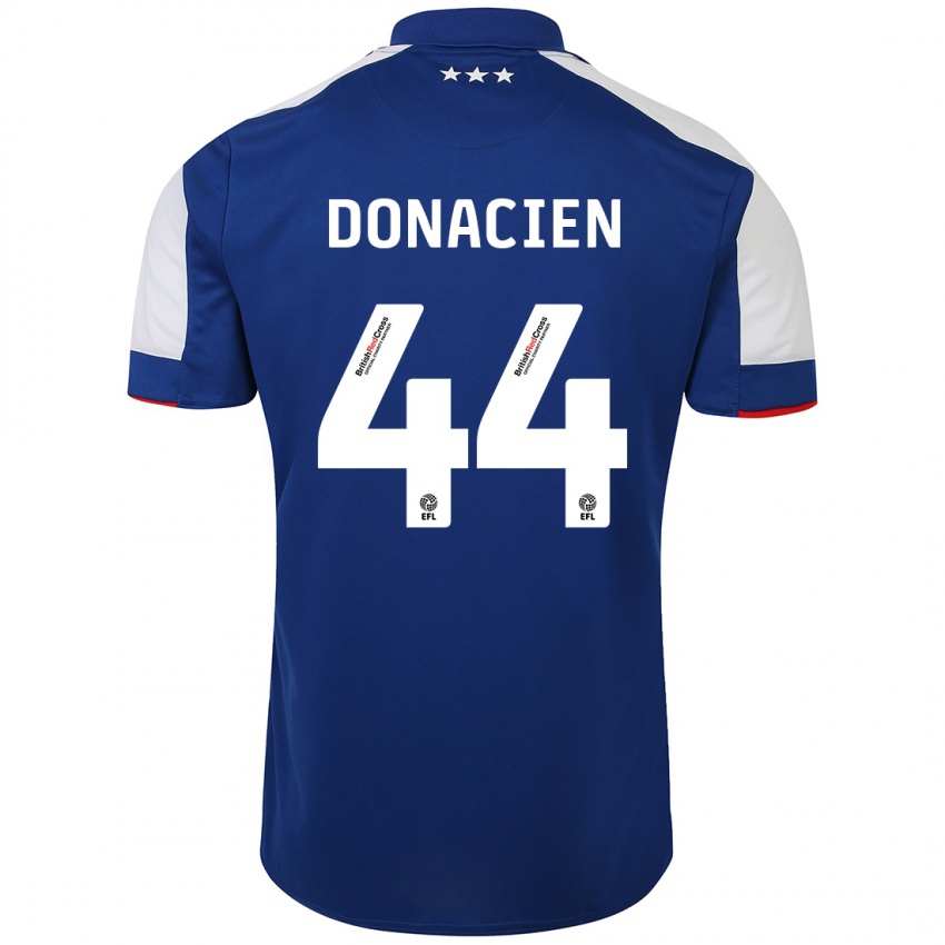 Mænd Janoi Donacien #44 Blå Hjemmebane Spillertrøjer 2023/24 Trøje T-Shirt