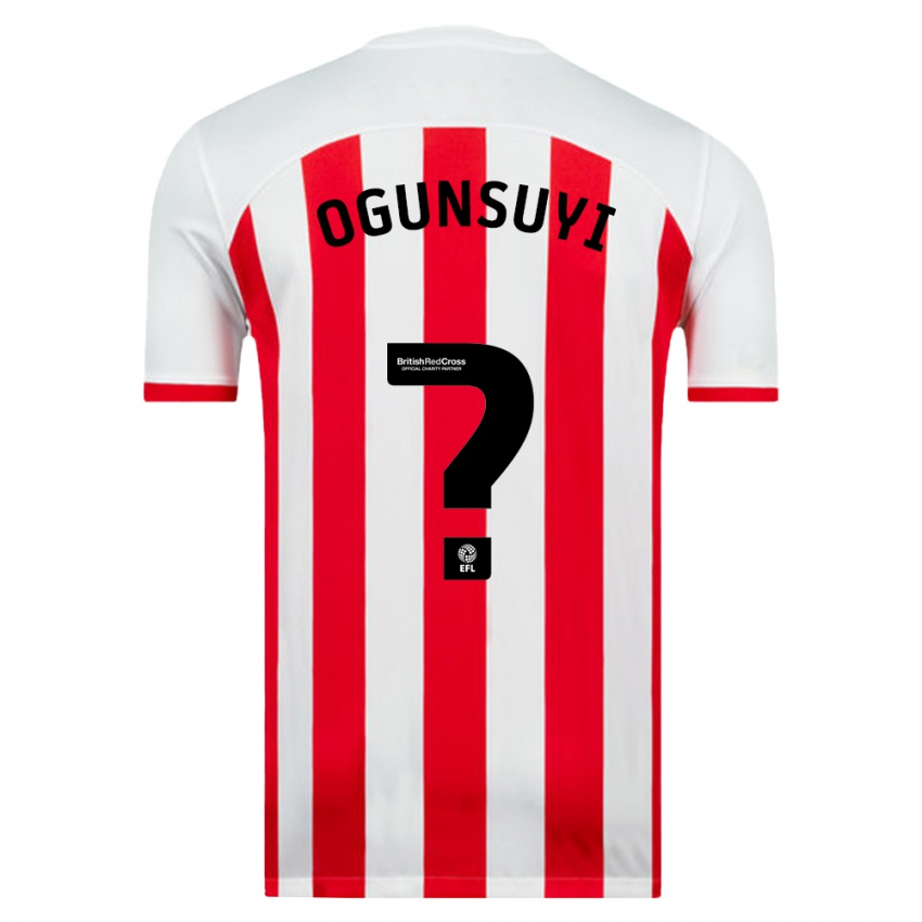 Mænd Trey Samuel-Ogunsuyi #0 Hvid Hjemmebane Spillertrøjer 2023/24 Trøje T-Shirt