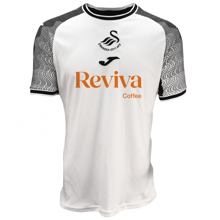 Mænd Maliq Cadogan #0 Hvid Hjemmebane Spillertrøjer 2023/24 Trøje T-Shirt