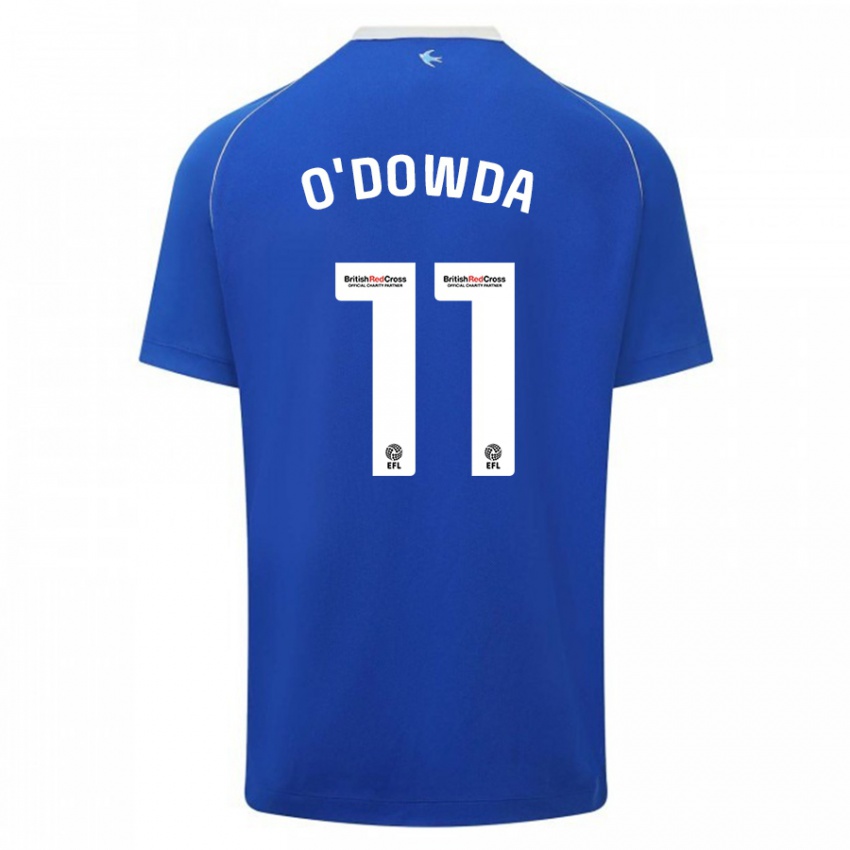 Mænd Callum O'dowda #11 Blå Hjemmebane Spillertrøjer 2023/24 Trøje T-Shirt