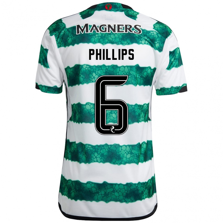 Mænd Nathaniel Phillips #6 Grøn Hjemmebane Spillertrøjer 2023/24 Trøje T-Shirt